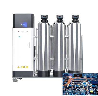 الصناعة الإلكترونية معدات معالجة المياه لتنقية المياه 300L / H 1500L / H